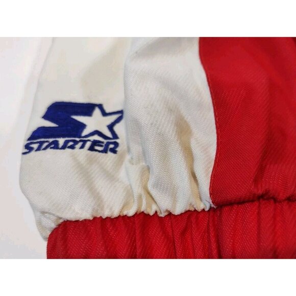 Starter USA Olympic Team Jacket Full Zip Nylon Windbreaker Men's L Vntg 90's HTF - Picture 8 of 8